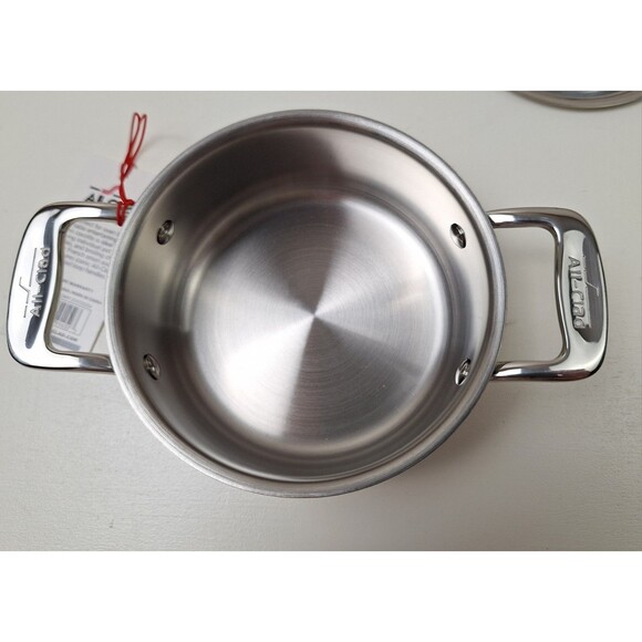 NWT All-Clad 1/2 Qt. Mini Stainless Steel Cocotte Dutch Oven w/ Lid - Picture 4 of 7